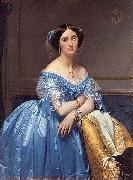 Jean Auguste Dominique Ingres Princesse Albert de Broglie, oil painting artist